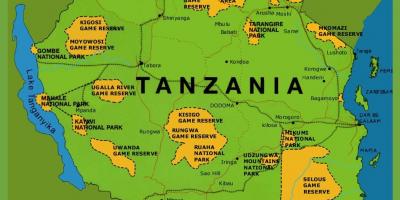 A map of tanzania