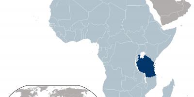 Tanzania location map