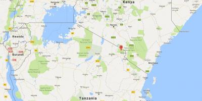 Tanzania location on world map