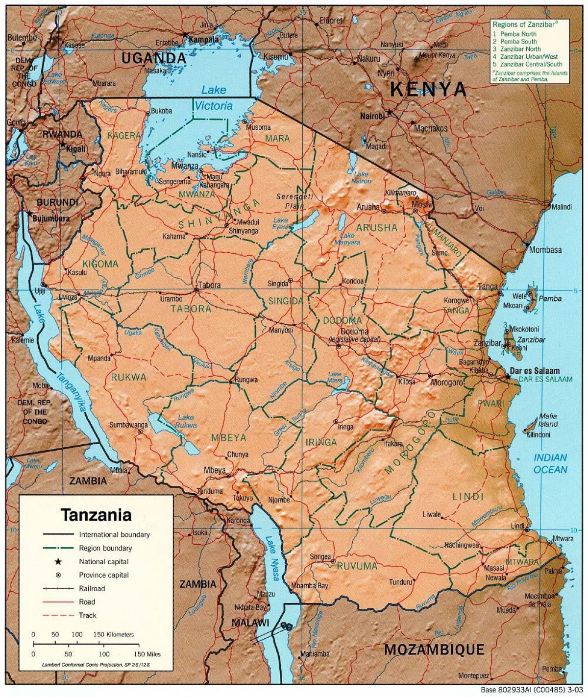 Map Of East Africa Showing Historical Sites China Map Tourist