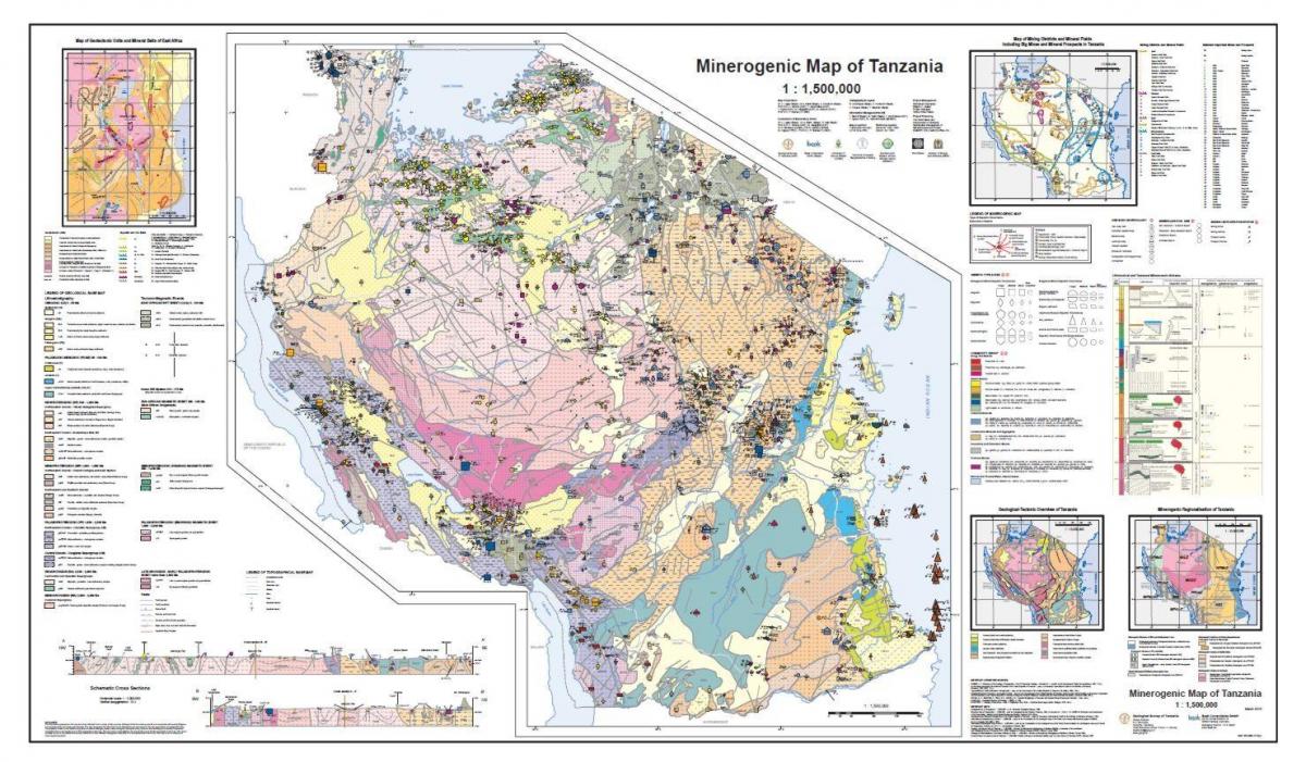 geology and mineral map of tanzania