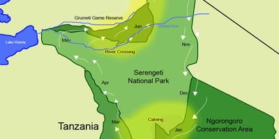 Map of tanzania migration	
